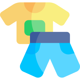 zomer kleding icoon