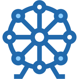 Ferris wheel icon