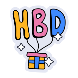 happy birthday icon