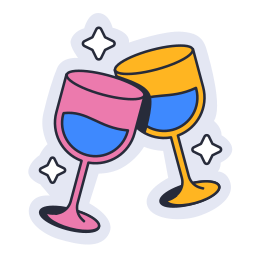 Wine glass icon