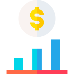 la finance Icône