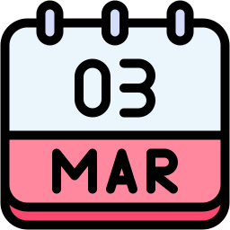 Calendar date icon