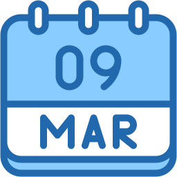fecha del calendario icono