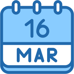 Calendar date icon