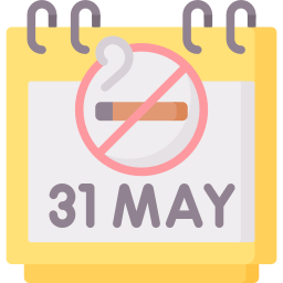 no tobacco day icon