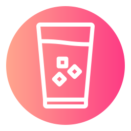 Glass of water icon