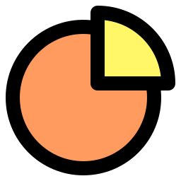 cirkeldiagram icoon