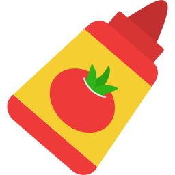 bouteille de ketchup Icône
