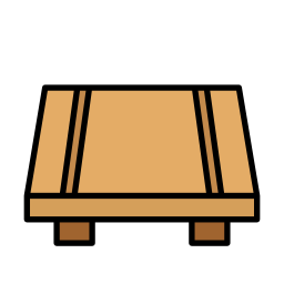 tavola di sushi icona