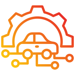 Autonomous car icon