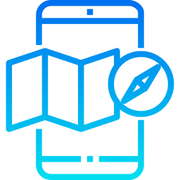 geographisches positionierungs system icon