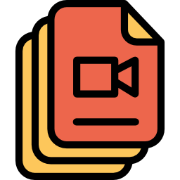 archivo de vídeo icono