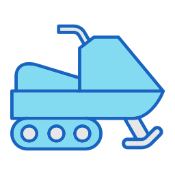 Snow vehicle icon