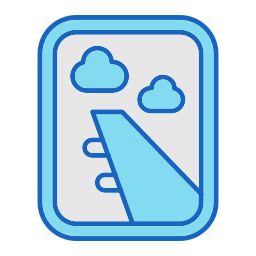 flugzeugfenster icon