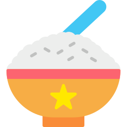 Rice bowl icon