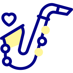 saxofón icono