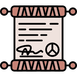 Peace treaty icon