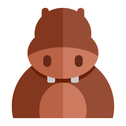 Hippopotamus icon