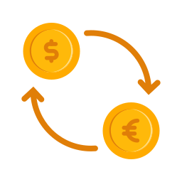 Échange de devises Icône