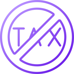 No tax icon