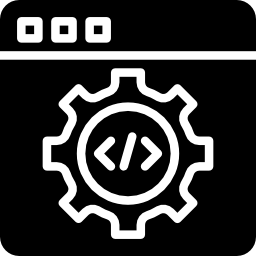 terminal de código icono