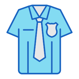 mundur policyjny ikona