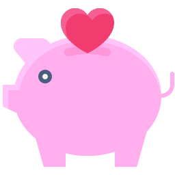 Piggy bank icon