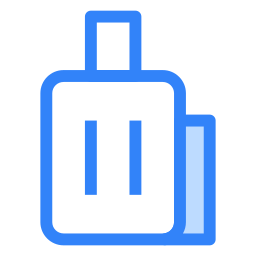 Travel luggage icon