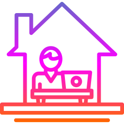 Work from home icon