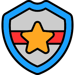 politie badge icoon