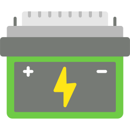 Car battery icon