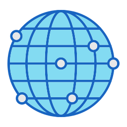 Глобус сети иконка