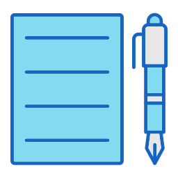 Pen and paper icon