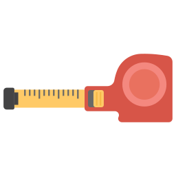 Measuring tape icon