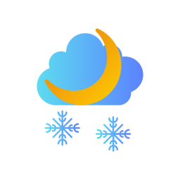 Śnieżna chmura ikona