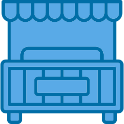 stand de nourriture Icône