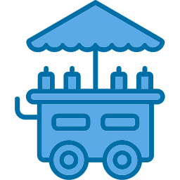 Food cart icon