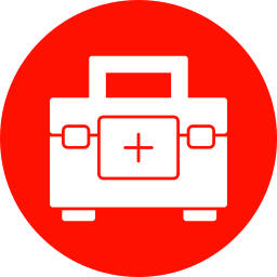 First aid kit icon