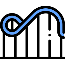 montagne russe icona