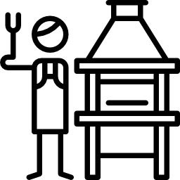 Кирпичный мангал иконка