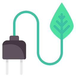 Eco electric icon