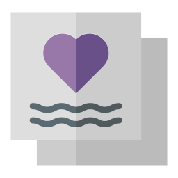 Wedding card icon