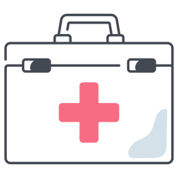 First aid kit icon