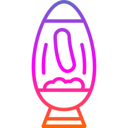 lámpara de lava icono