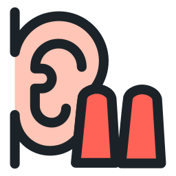 zatyczka do uszu ikona