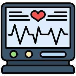 elektrocardiogram icoon