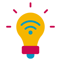 Smart bulb icon