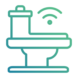 Smart toilet icon
