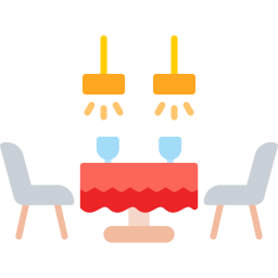 mesa de comedor icono