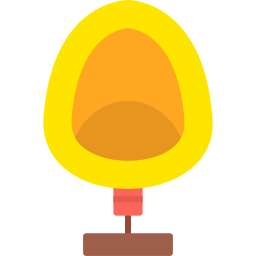 Egg chair icon